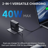 Gitryin Retractable 40W Charger - Lightning Cable - detail view | Silarius