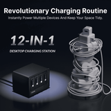 Gitryin Desktop Charging Station 12-in-1 (40W Combo) - detail view | Silarius