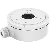 Hikvision 302700692 CBS Junction Box for Dome Camera - White - front view | Silarius