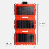 Spectre 18W Solar Panel - detail view | Silarius
