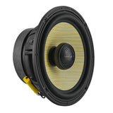 DXQ 6.5' 2-Way Coaxial Speaker with Yellow Straw and Composite Foam Cone | 150W RMS 4-Ohm - detail view | Silarius