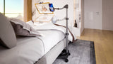 LEVO G2 V16 Rolling Tablet Stand Cart - WITH PHONE MOUNT - detail view | Silarius