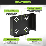 HIDEit MiniU | Apple Mac Mini Wall Mount - detail view | Silarius