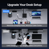 Gitryin Desktop Charging Station 12-in-1 (40W Combo) - detail view | Silarius