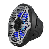 8" Marine 2-Way Hybrid Speaker with RGB LED, Compression Driver and Neodymium Magnet | 350W RMS 4-Ohm - detail view | Silarius
