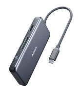 Anker 341 USB-C Hub (7-in-1) - front view | Silarius