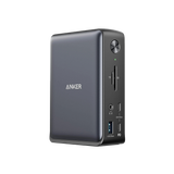 Anker 575 USB-C Docking Station (13-in-1) - front view | Silarius
