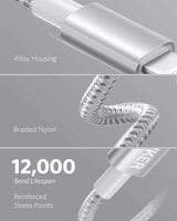Anker 331 USB-C to Lightning Cable - detail view | Silarius