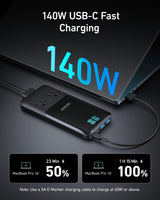 Anker Prime 6-in-1 Charging Station (140W) - rear view | Silarius