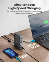 Anker 575 USB-C Docking Station (13-in-1) - detail view | Silarius