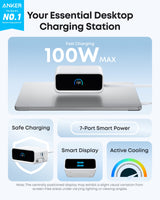 Anker Nano Charging Station (7-in-1, 100W) - detail view | Silarius