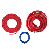 0-GA Amplifier Installation Wiring Kit - Red - rear view | Silarius