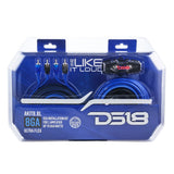 8-GA Amplifier Installation Wiring Kit - Blue - detail view | Silarius