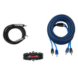 8-GA Amplifier Installation Wiring Kit - Blue - side view | Silarius