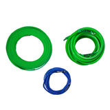 8-GA Amplifier Installation Wiring Kit - Green - rear view | Silarius