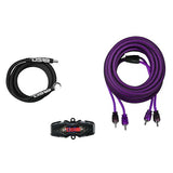 8-GA Amplifier Installation Wiring Kit - Purple - side view | Silarius