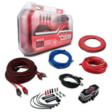 8-GA Amplifier Installation Wiring Kit - Red - front view | Silarius