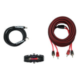8-GA Amplifier Installation Wiring Kit - Red - side view | Silarius