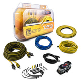 8-GA Amplifier Installation Wiring Kit - Yellow - front view | Silarius