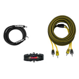 8-GA Amplifier Installation Wiring Kit - Yellow - side view | Silarius