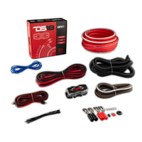 0-GA CCA Amplifier Installation Kit - RED - front view | Silarius