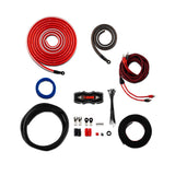 0-GA CCA Amplifier Installation Kit - RED - side view | Silarius