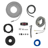 8-GA CCA Amplifier Installation Kit - SILVER - side view | Silarius