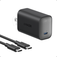 Anker Nano Charger (100W) with USB-C Cable - front view | Silarius