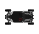Can-Am Maverick X3 12' Under Seat Subwoofer Enclosure Driver Side - PSW12.... - rear view | Silarius