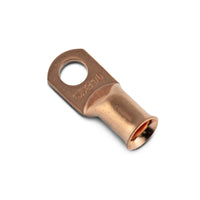 1/0-Ga Copper Ring Terminals Pack of 10 - front view | Silarius