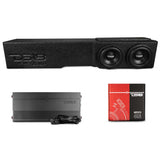 Loaded 2 x 8' Subwoofer Enclosure for Chevy/GMC Crew Cabs (2007-2026) and Ford F-150/Super Duty Cr... - front view | Silarius