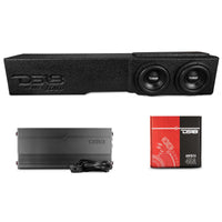 Loaded 2 x 8' Subwoofer Enclosure for Chevy/GMC Crew Cabs (2007-2026) and Ford F-150/Super Duty Cr... - front view | Silarius