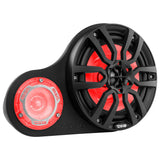 High Density Abs 2-Way Universal Pod Loaded With 8' Loudspeaker and 1 X 3.78' Tweeter - side view | Silarius