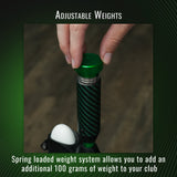 DriVR Elite Chrome - Stepped Steel Weighted Golf Club - Compatible with Quest 2, 3/3s, and Pro - detail view | Silarius