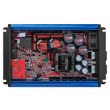 FRP Compact Full-Range Class D 1-Channel Amplifier 2,500 Watts Rms @ 1-Ohm - side view | Silarius