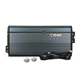 FRP Compact Full-Range Class D 1-Channel Amplifier 5,000 Watts Rms @ 1-Ohm - front view | Silarius