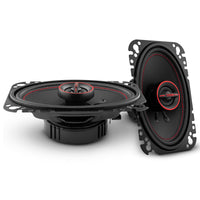 GEN-X 4x6 2-Way Coaxial Speakers 45 Watts Rms 4-Ohm - front view | Silarius