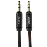 High Quality Aux Cable 3 FT. - side view | Silarius