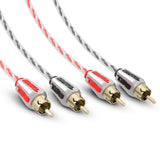 Level 3 RCA 100% Copper OFC 6 Feet - detail view | Silarius