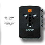 Int'l Wall Adapter - side view | Silarius