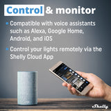Shelly Plus Wall Dimmer - side view | Silarius