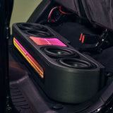 Jeep JT Gladiator Loaded Under Rear Seat Subwoofer Enclosure 4 X 8' ZR8.2D LED... - side view | Silarius