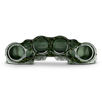 DS18 JL-SBAR/CMGR Overhead Bar System JL/JLU, JT Jeeps (4x 8' Speakers 4x3.72' Tweeters) Camo Green - front view | Silarius