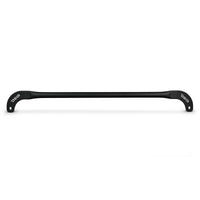 Jeep JLU Soft Top Mounting Tube for Rear Tower Speakers - Black - front view | Silarius
