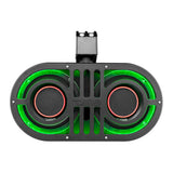 Dual 6.5' Marine and Powersports PRO Roll Cage Sound Bar System with Built in LED RGB Lights450 Wat... - rear view | Silarius