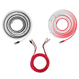 4-GA Marine Tinned OFC Amplifier Installation Kit - WHITE - rear view | Silarius