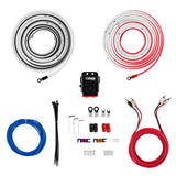 4-GA Marine Tinned OFC Amplifier Installation Kit - WHITE - side view | Silarius
