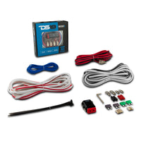 8-GA Marine Tinned OFC Amplifier Installation Kit - WHITE - front view | Silarius