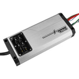 NVY 4-Channel Full-Range IP67 Marine and Powersports Amplifier 200 x 4 @ 4-Ohm Watts RMS - rear view | Silarius