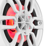 NXL 6.5' 2-Way Coaxial Marine Speaker with LED RGB Lights | 100W RMS 4-Ohm - side view | Silarius